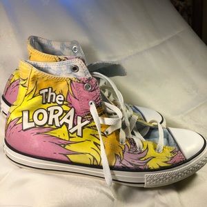 Rare Youth sz 6 ‘The Lorax’ Converse high tops
